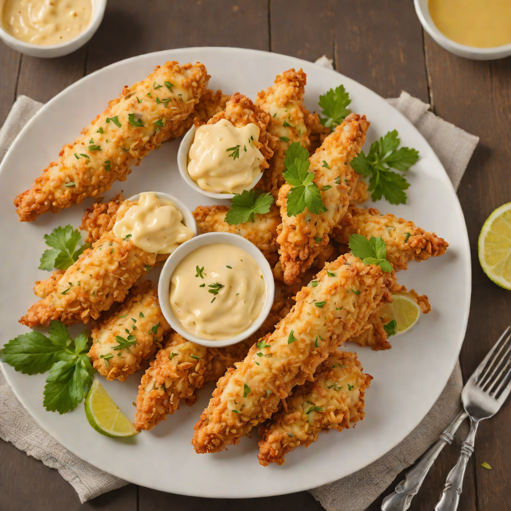 Cheese-Stuffed Baked Chicken Tenders