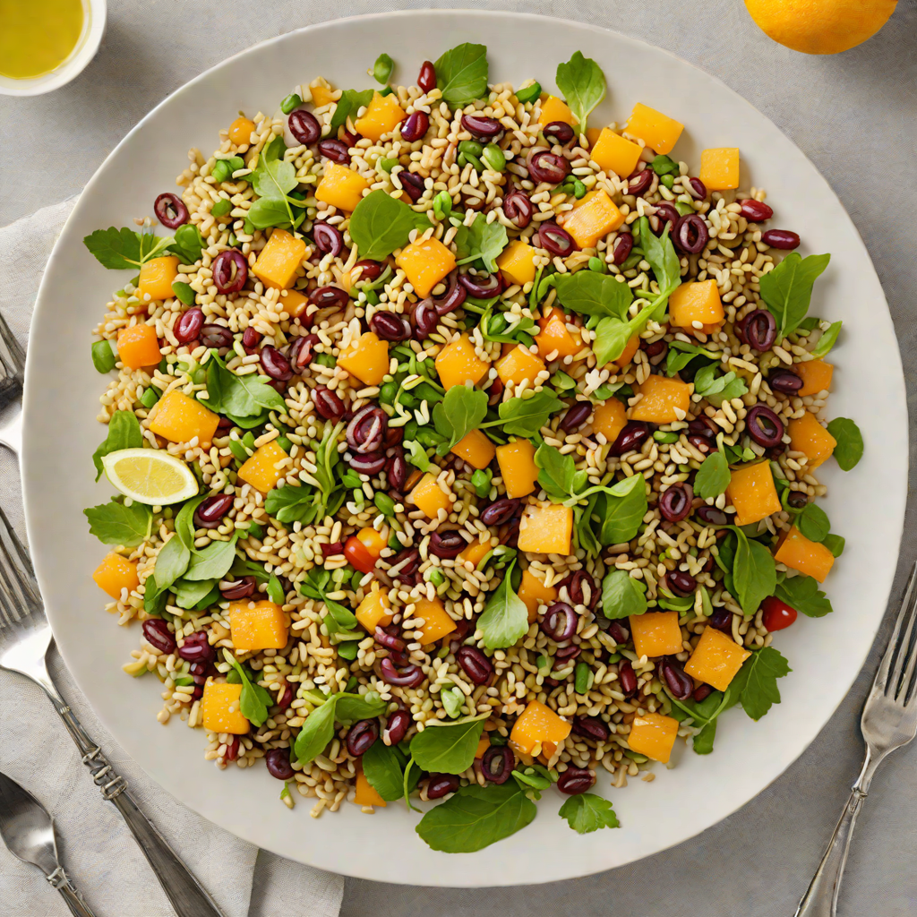 Behavioral Health-Inspired Lentil and Quinoa Salad with Citrus Vinaigrette