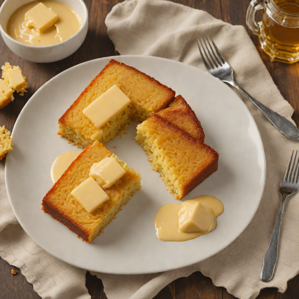 Wabash Valley-Inspired Cornbread with Honey Butter