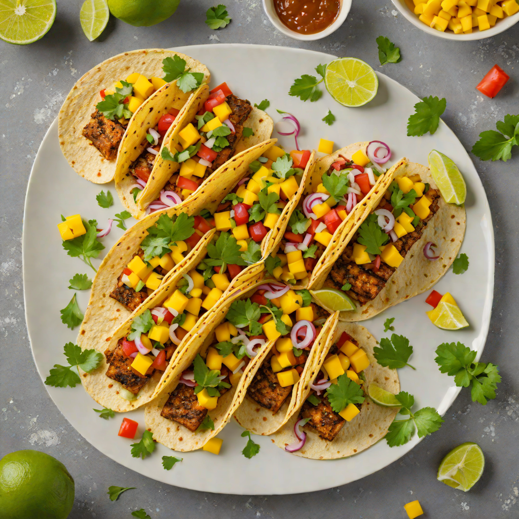 Blackened Mahi-Mahi Tacos with Mango Salsa
