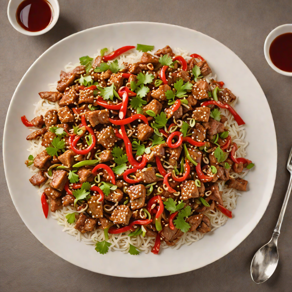 Sichuan-Style Stir-Fried Pork with Garlic and Chili