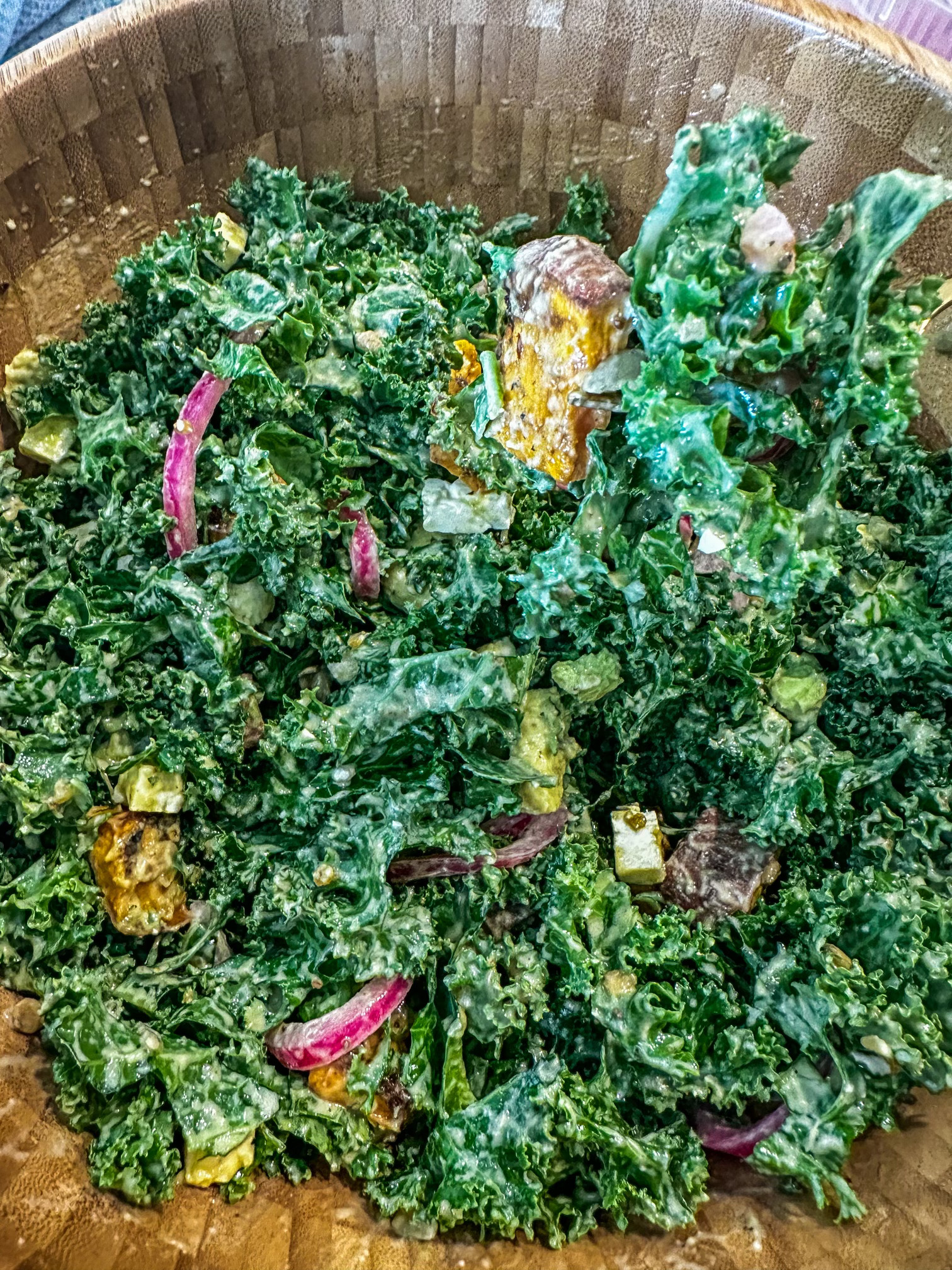 Southern Sweet Potato and Kale Salad