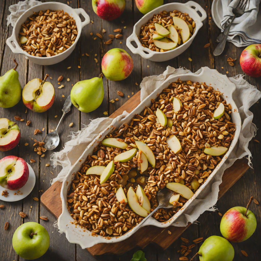 Northern Spice-Spiked Apple and Pear Crisp