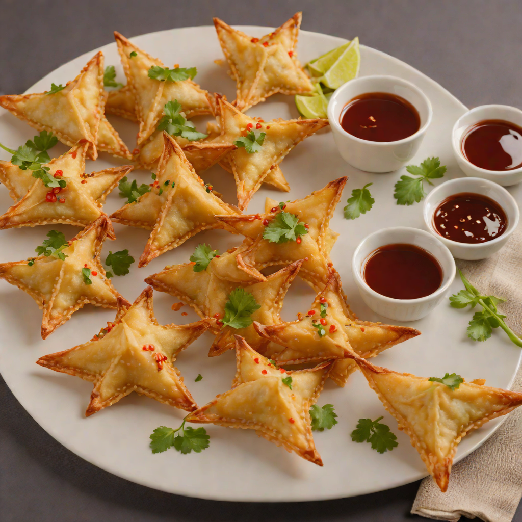 Pan-Fried Vietnamese Crab Rangoons with Sweet Chili Dipping Sauce