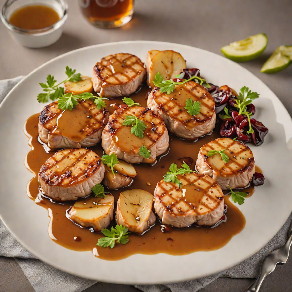 Pan-Seared Pork Medallions with Appalachian Apple-Cider Reduction