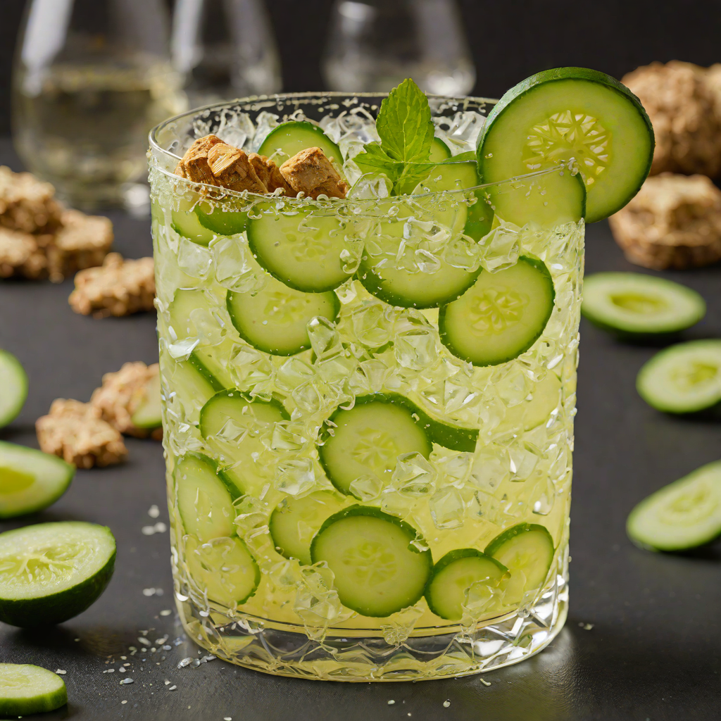Ginger-Cucumber Tequila Cooler