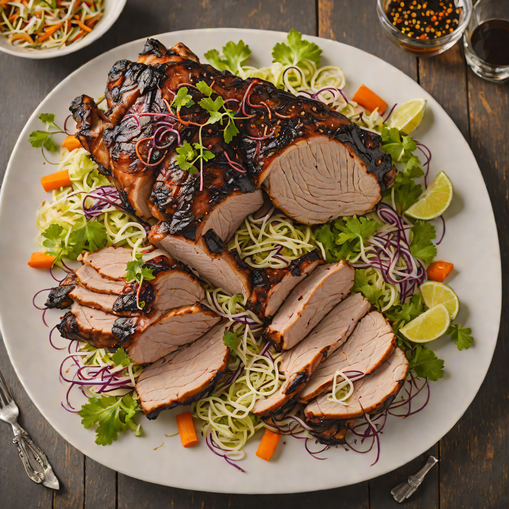 Slow-Smoked Whole Hog BBQ with Tangy Vinegar Slaw