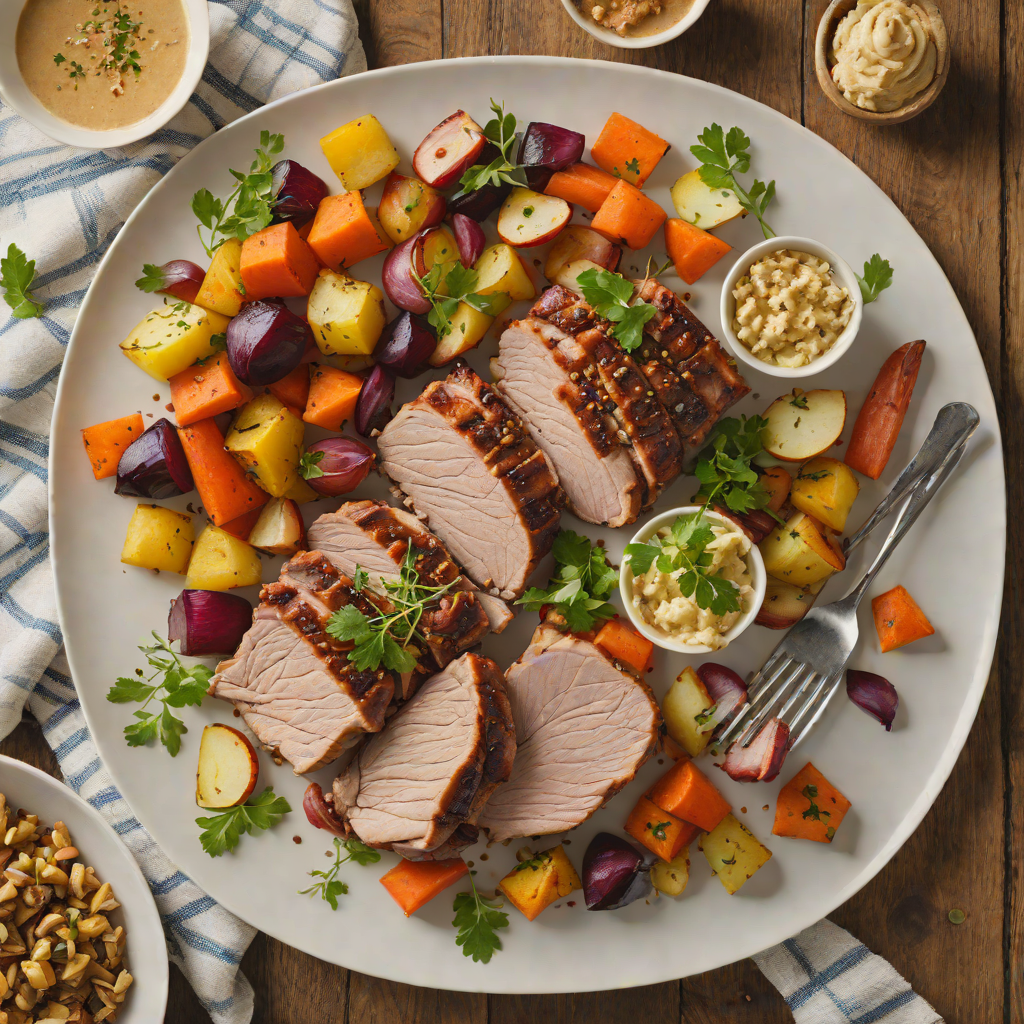 Sheet Pan Buckeye Hills Roasted Pork with Root Vegetables
