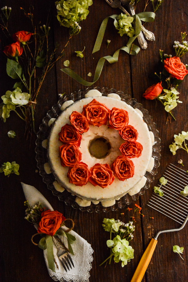 Aged Spice Cake with Orange Glaze