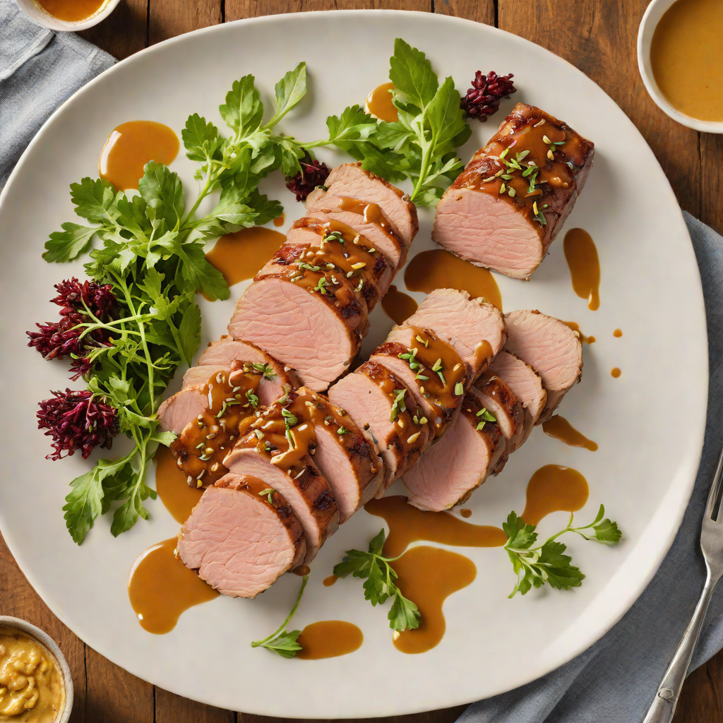 Midwest-Inspired Pork Tenderloin with Maple-Mustard Glaze