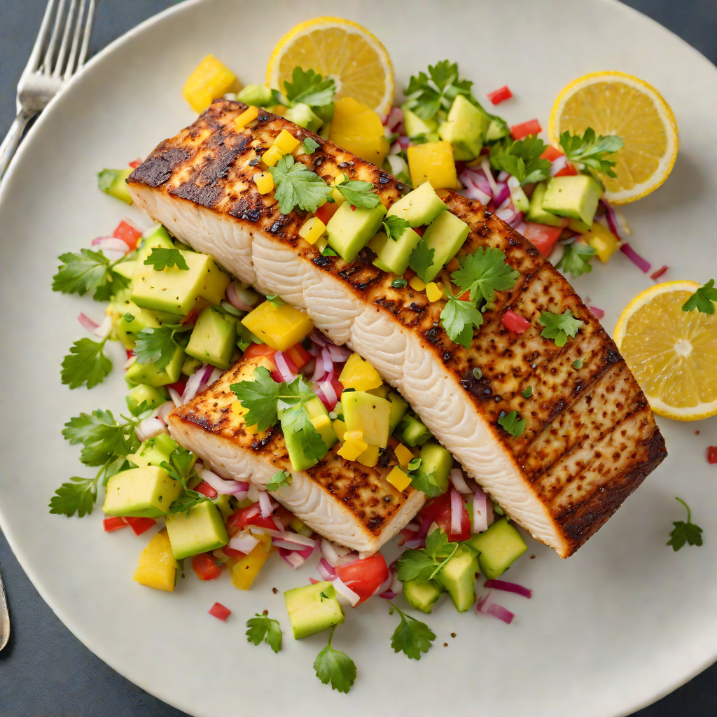Seared Mahi-Mahi with Citrus Avocado Salsa