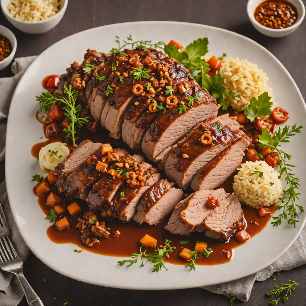 Slow-Cooked Pork Shoulder with Smoked Paprika and Garlic