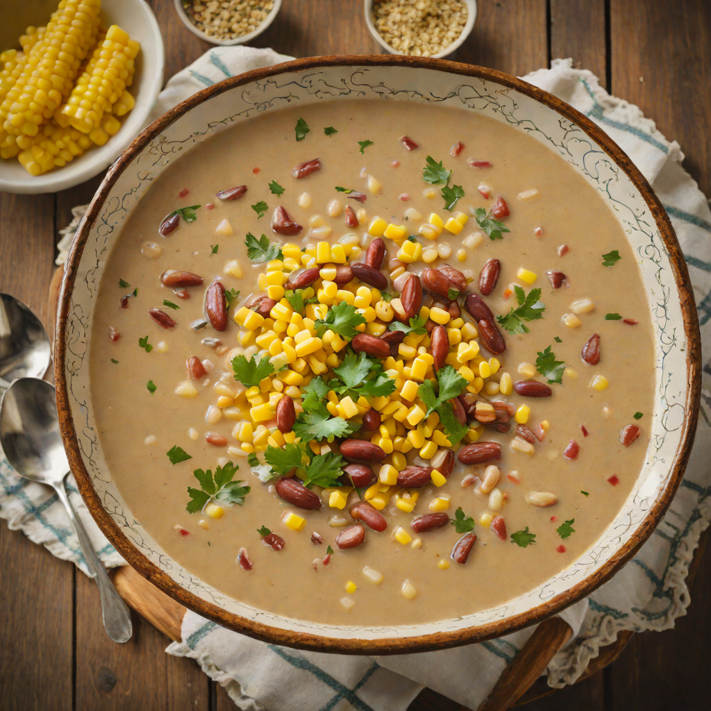 Savory Appalachian Bean and Corn Soup
