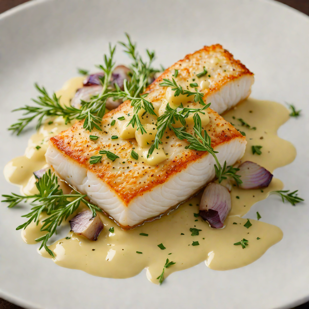 Pan-Seared Cod with North Atlantic Herb Butter