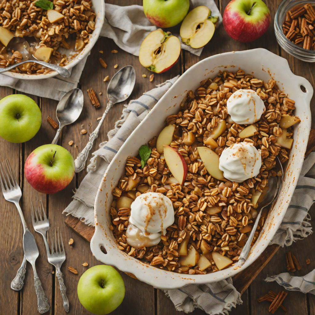 North Star Cinnamon-Spiced Apple Crisp