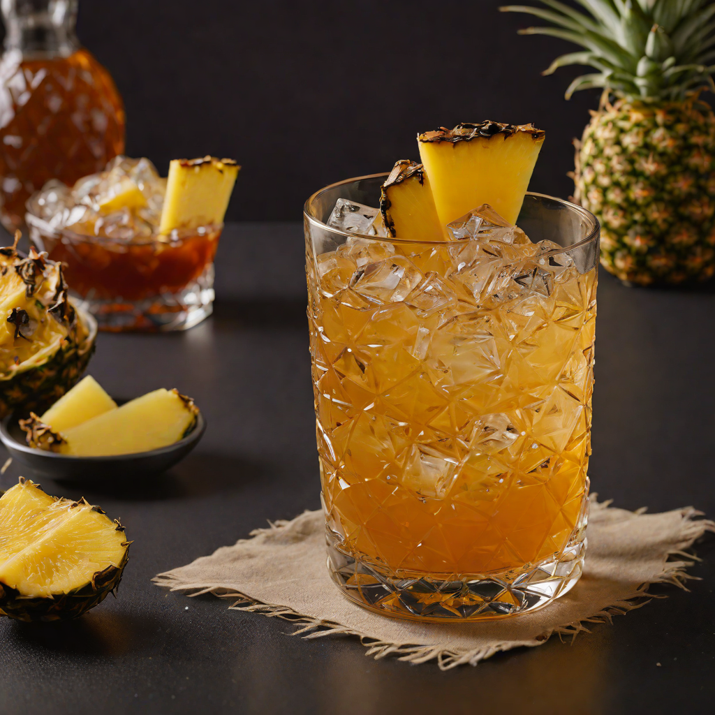 Smoky Pineapple Rum Old Fashioned