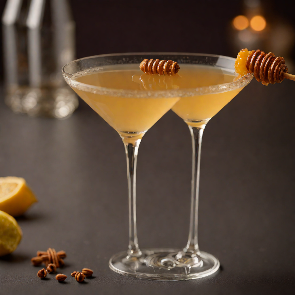 Spiced Honey Gin Martini