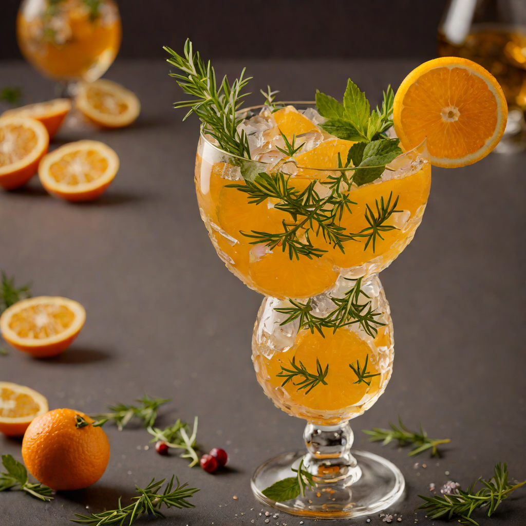 Mediterranean Orange & Herb Stirred Cocktail