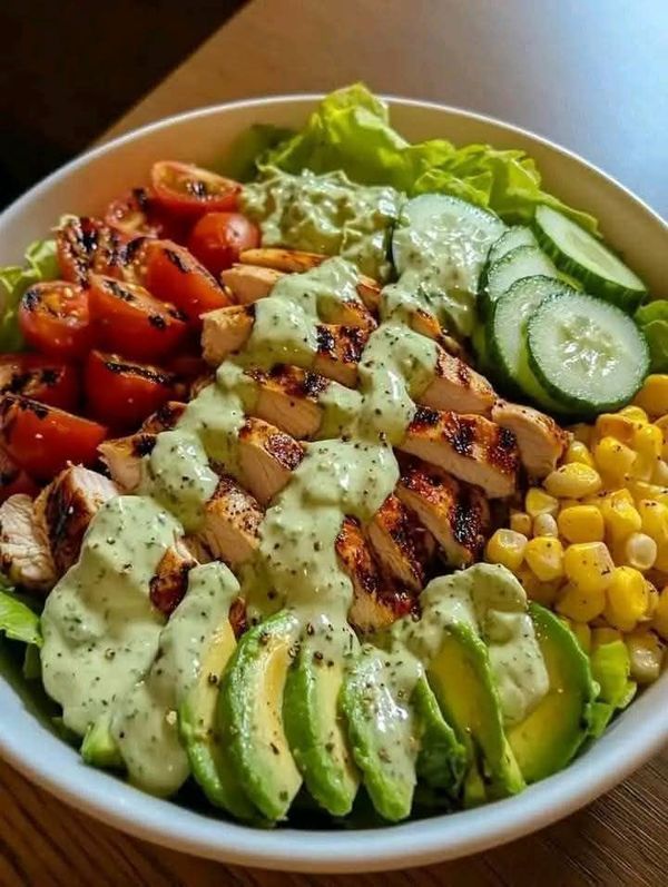 Texas Chicken and Avocado Salad
