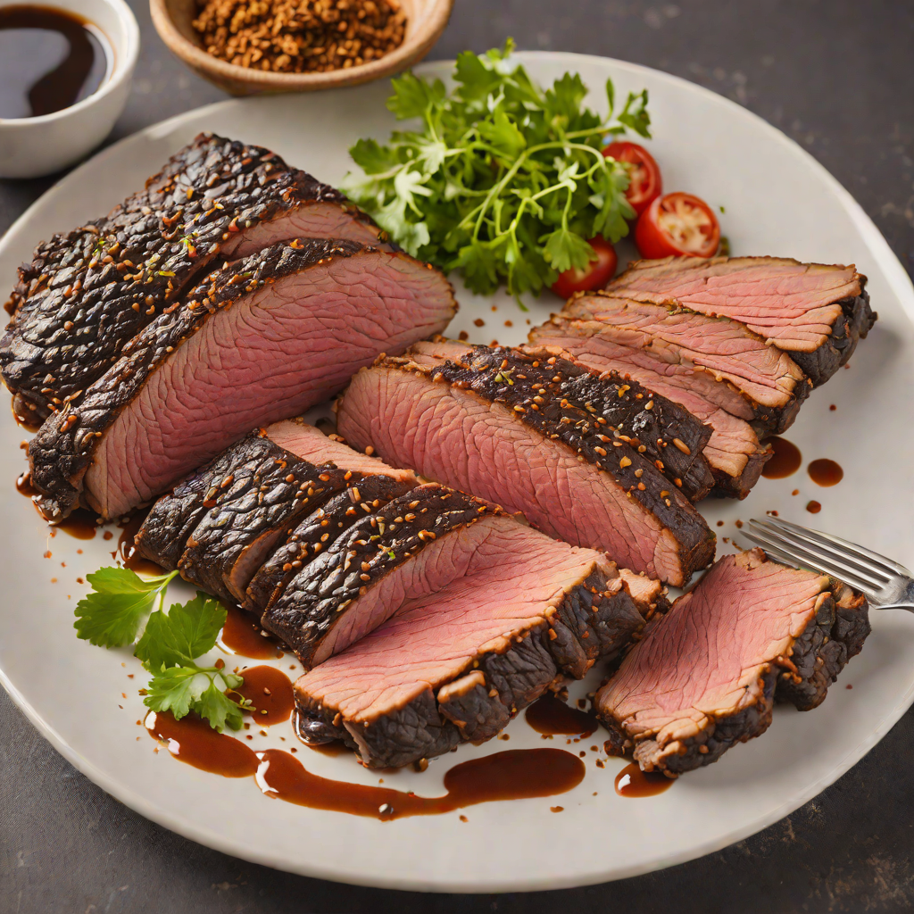 Slow-Smoked Texas-Style Beef Brisket with Coffee Rub
