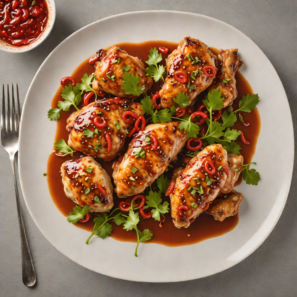Spicy Pan-Seared Chicken with Hot Chili Garlic Sauce