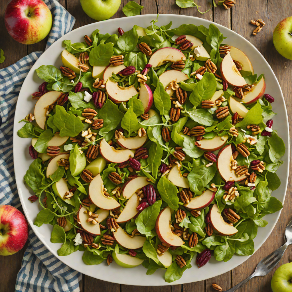 Appalachian-Inspired Roasted Apple and Walnut Salad