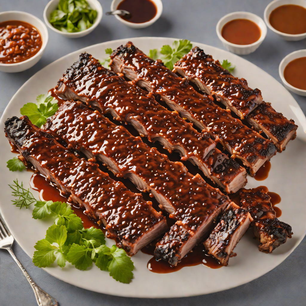 Slow-Smoked St. Louis Style Ribs with Tangy Vinegar Sauce