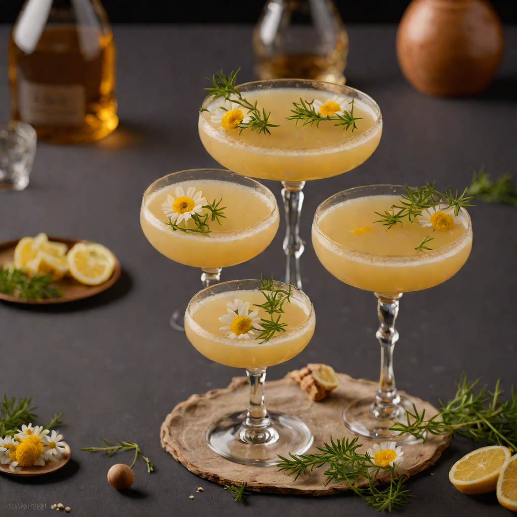 Honeyed Chamomile Whiskey Sour