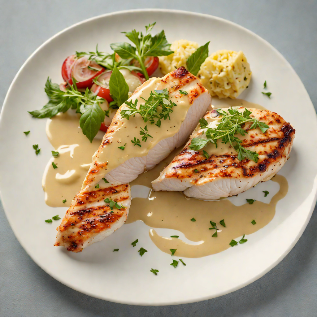 Pan-Seared Chicken Breast with Hidden Herb Butter Sauce