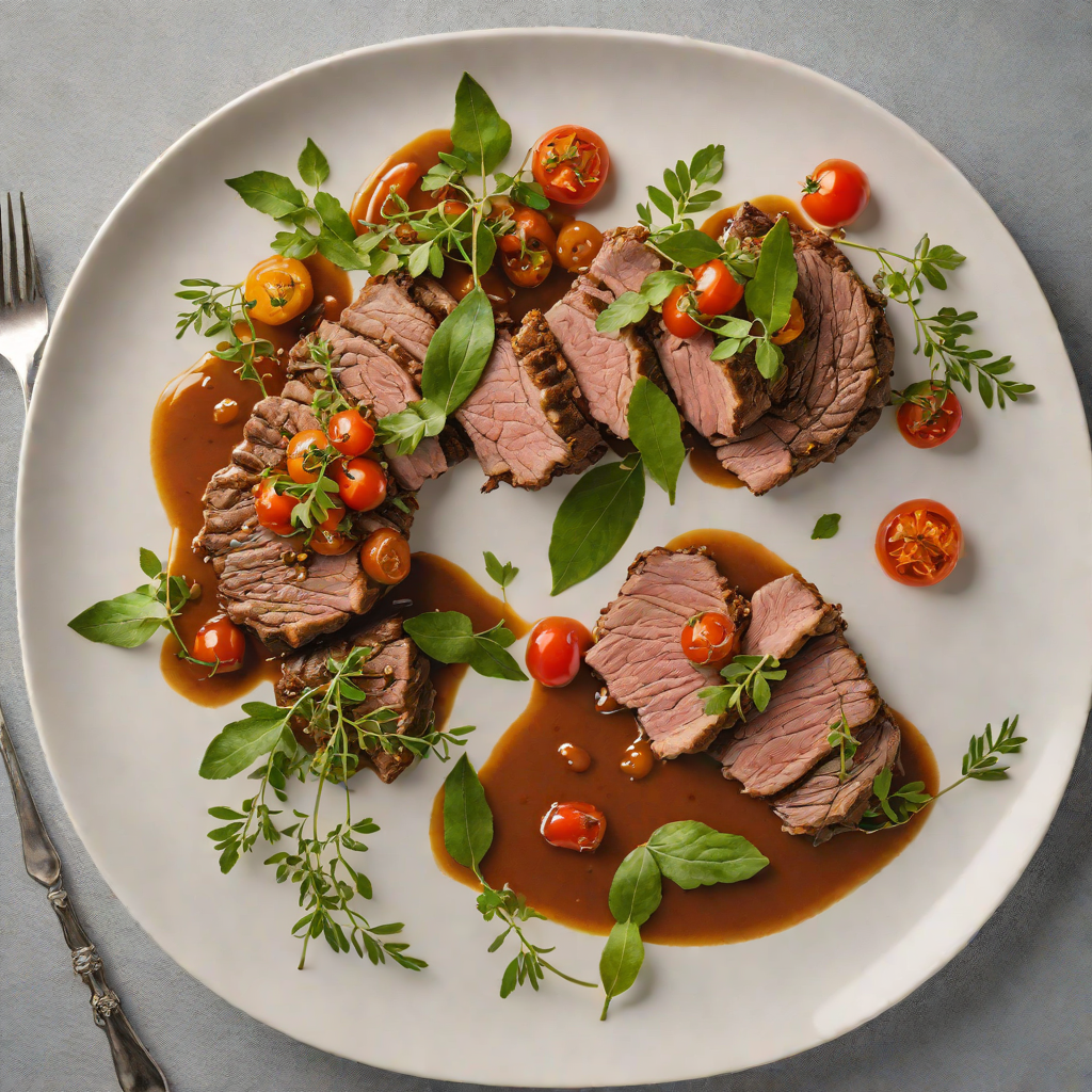 Eucalyptus-Infused Lamb Roast with Bush Tomato Chutney