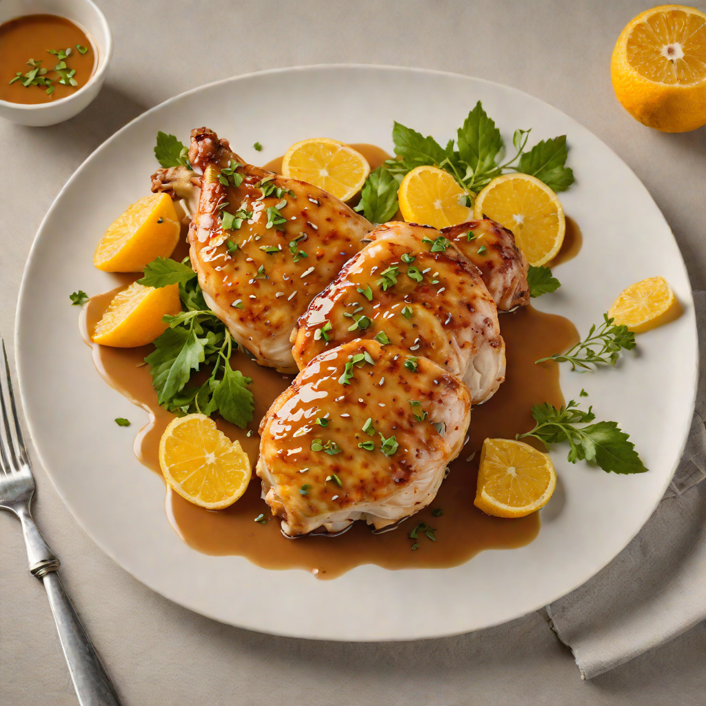Pan-Seared Chicken with San Mateo Citrus Glaze