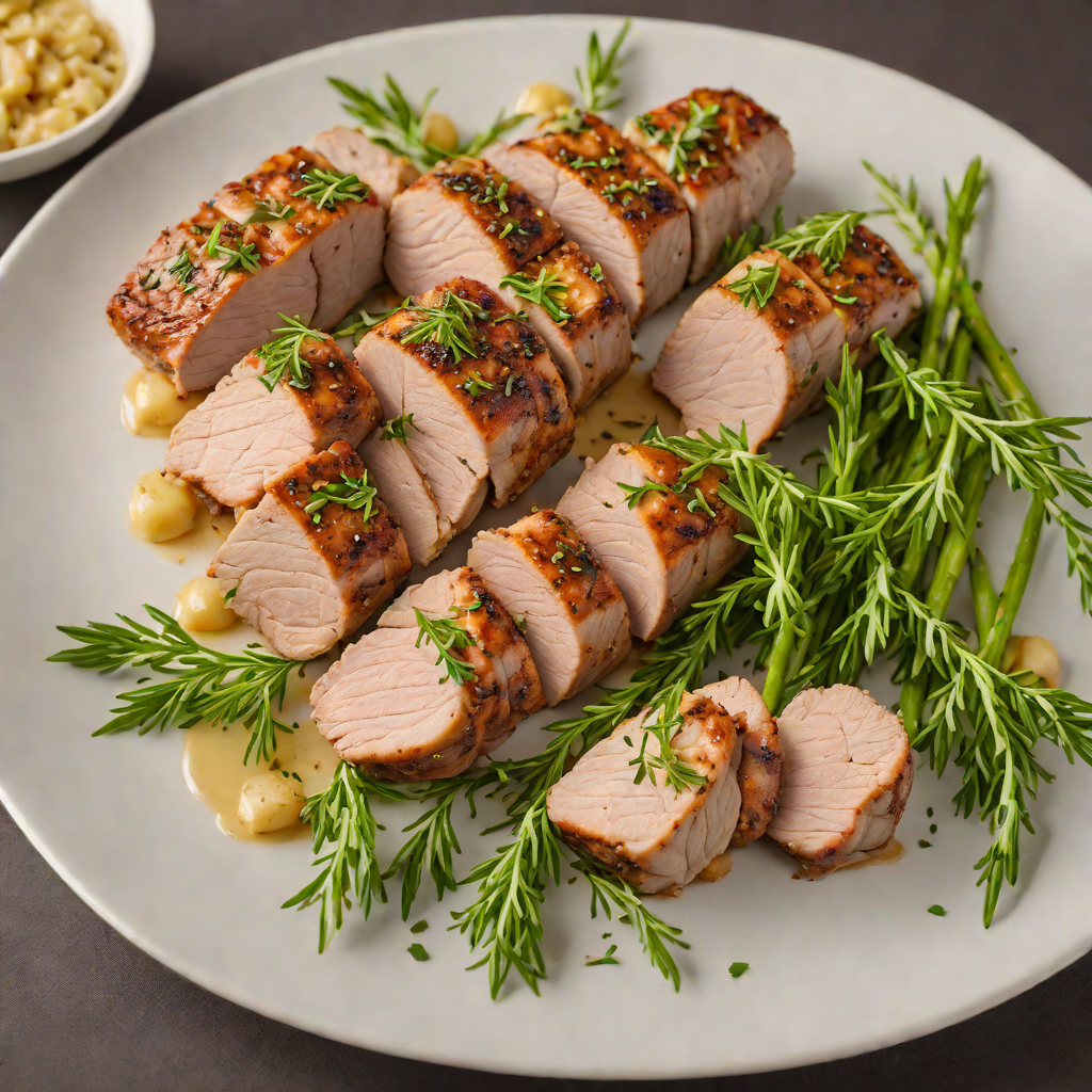 Evening Herb and Garlic Sheet Pan Pork Tenderloin