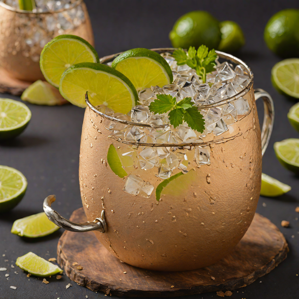 Ginger-Spiced Moscow Mule with Fresh Lime