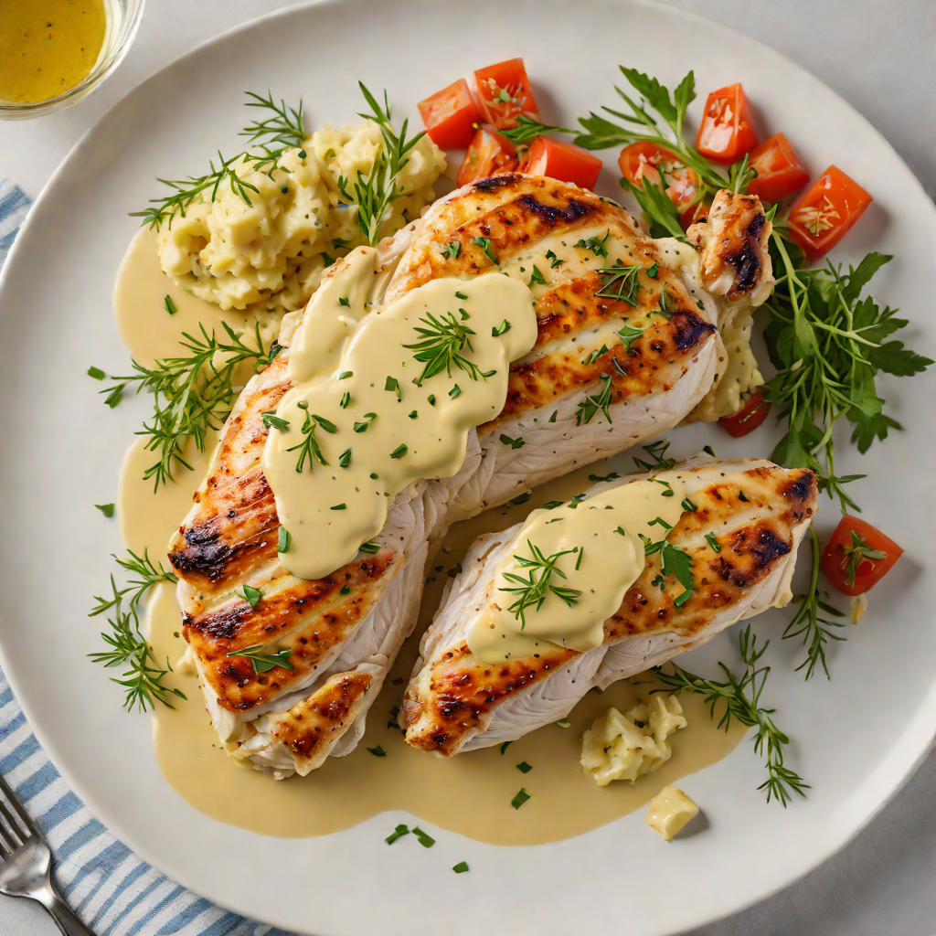 Pan-Seared Chicken with San Mateo Herb Butter