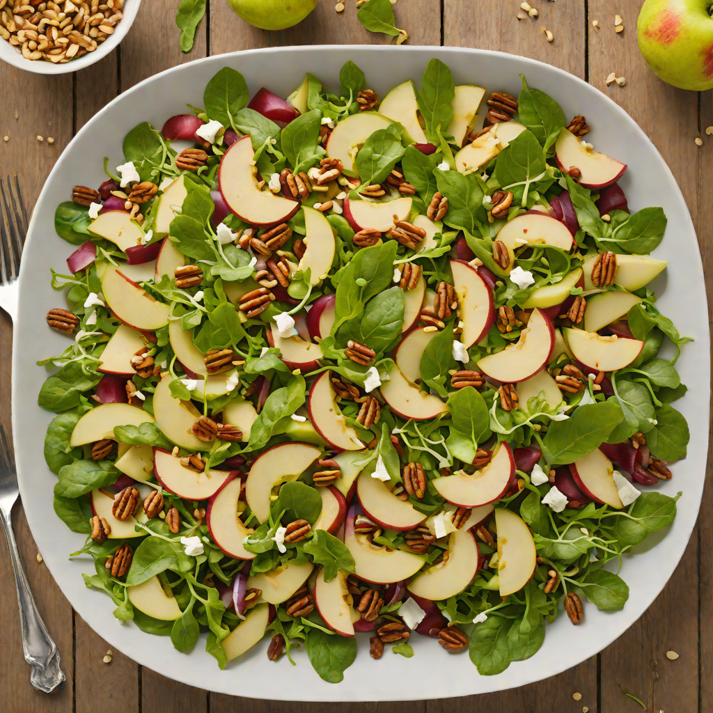 North Star-Inspired Spiced Apple and Walnut Salad