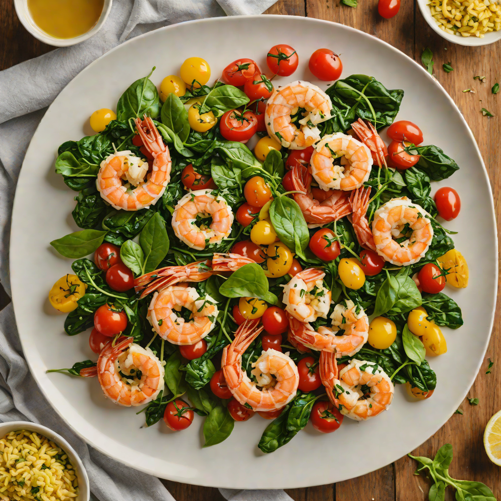 One-Pot Garlic Butter Shrimp with Spinach and Cherry Tomatoes
