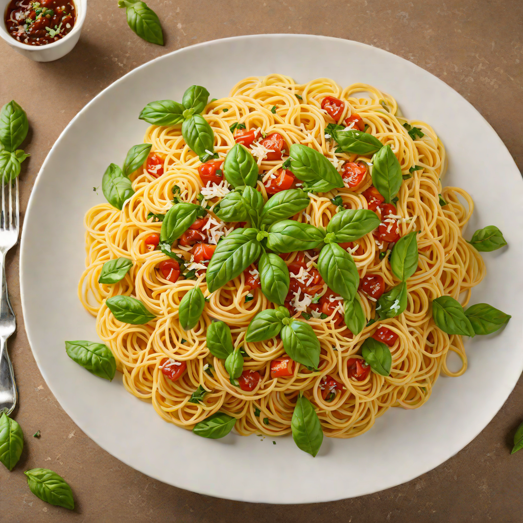 One-Pot Spaghetti with Garlic and Fresh Basil