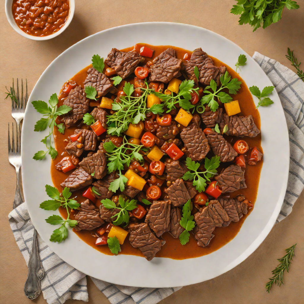 Ethiopian-Inspired Spiced Beef Tibs with Berbere and Rosemary