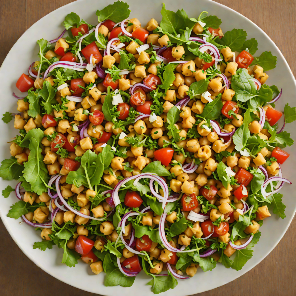 Golden Gate Center-Inspired Mediterranean Chickpea Salad