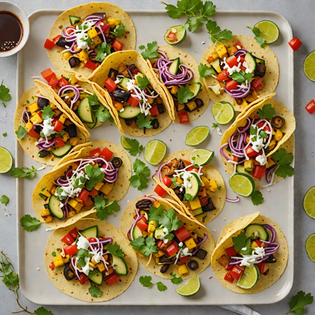 Sheet Pan Mexican-Inspired Roasted Vegetable Tacos