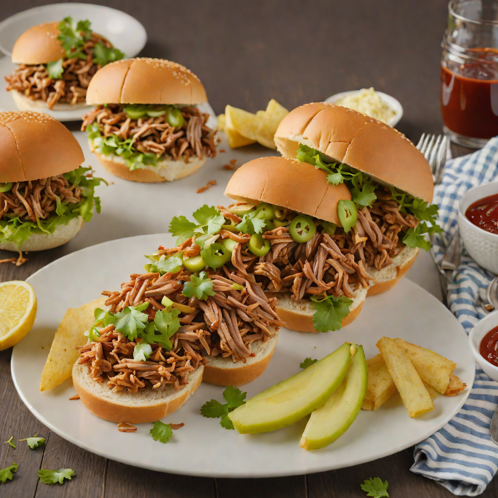 Alabama-Style Spicy Pulled Pork Sandwiches