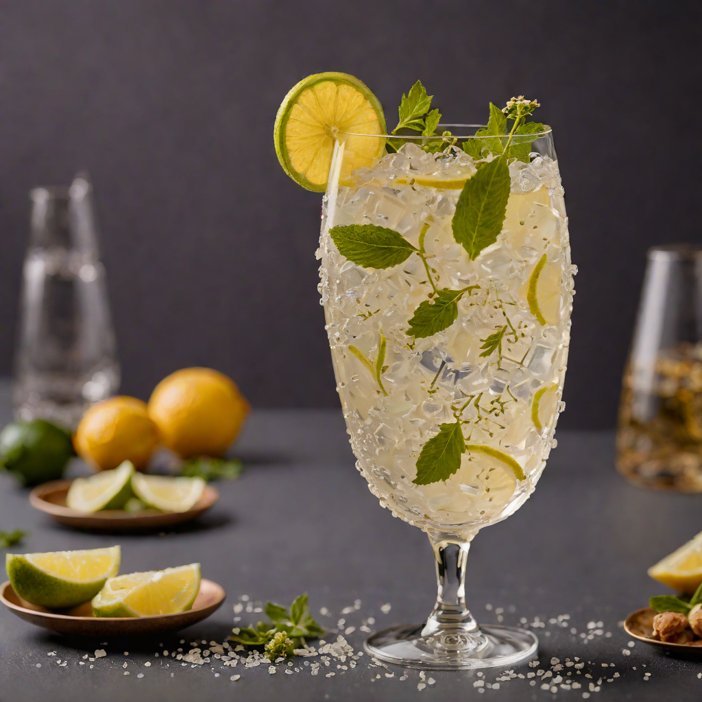 High-Quality Gin and Elderflower Fizz