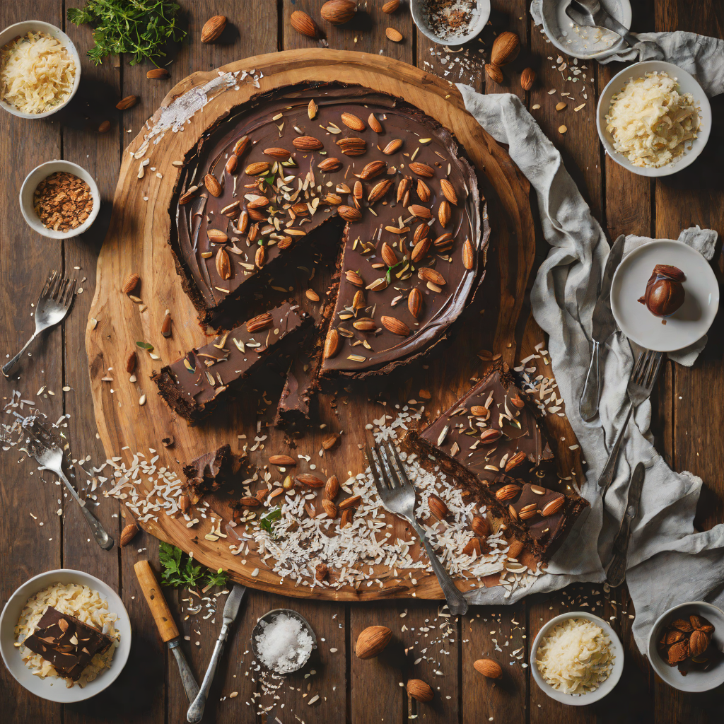 No-Bake Chocolate Almond Torte with Sea Salt