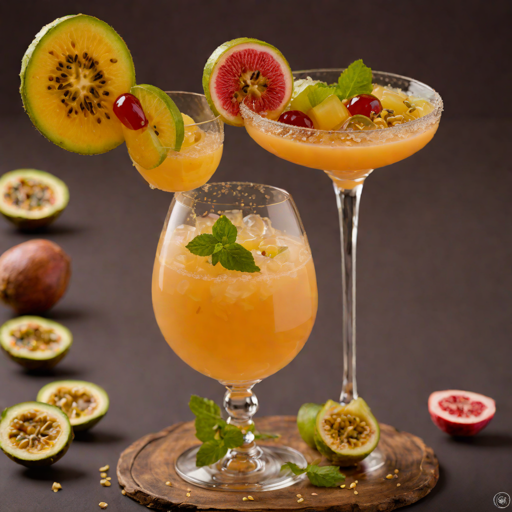 Virgin Tropical Fruit Punch with Passion Fruit and Guava