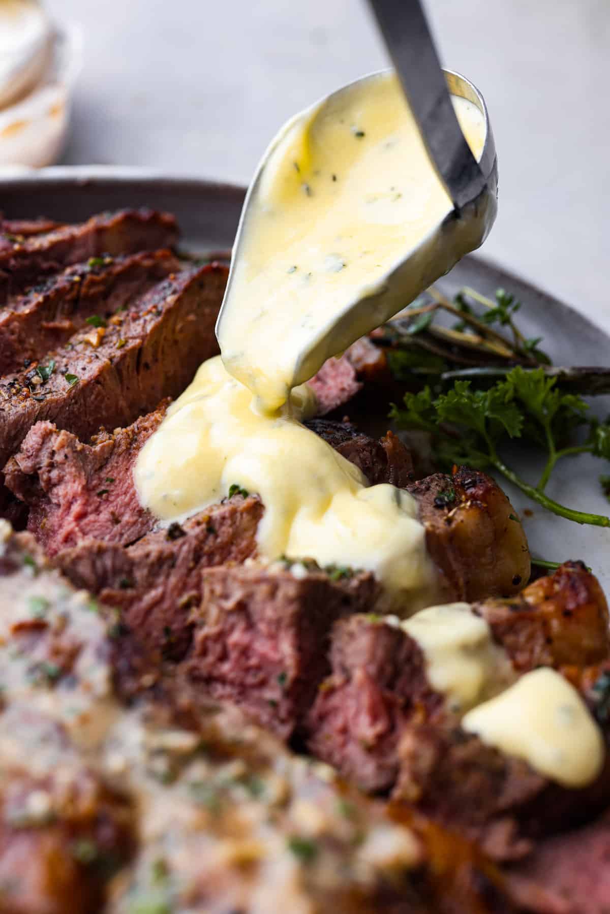 Steak Béarnaise with Tarragon Hollandaise Sauce