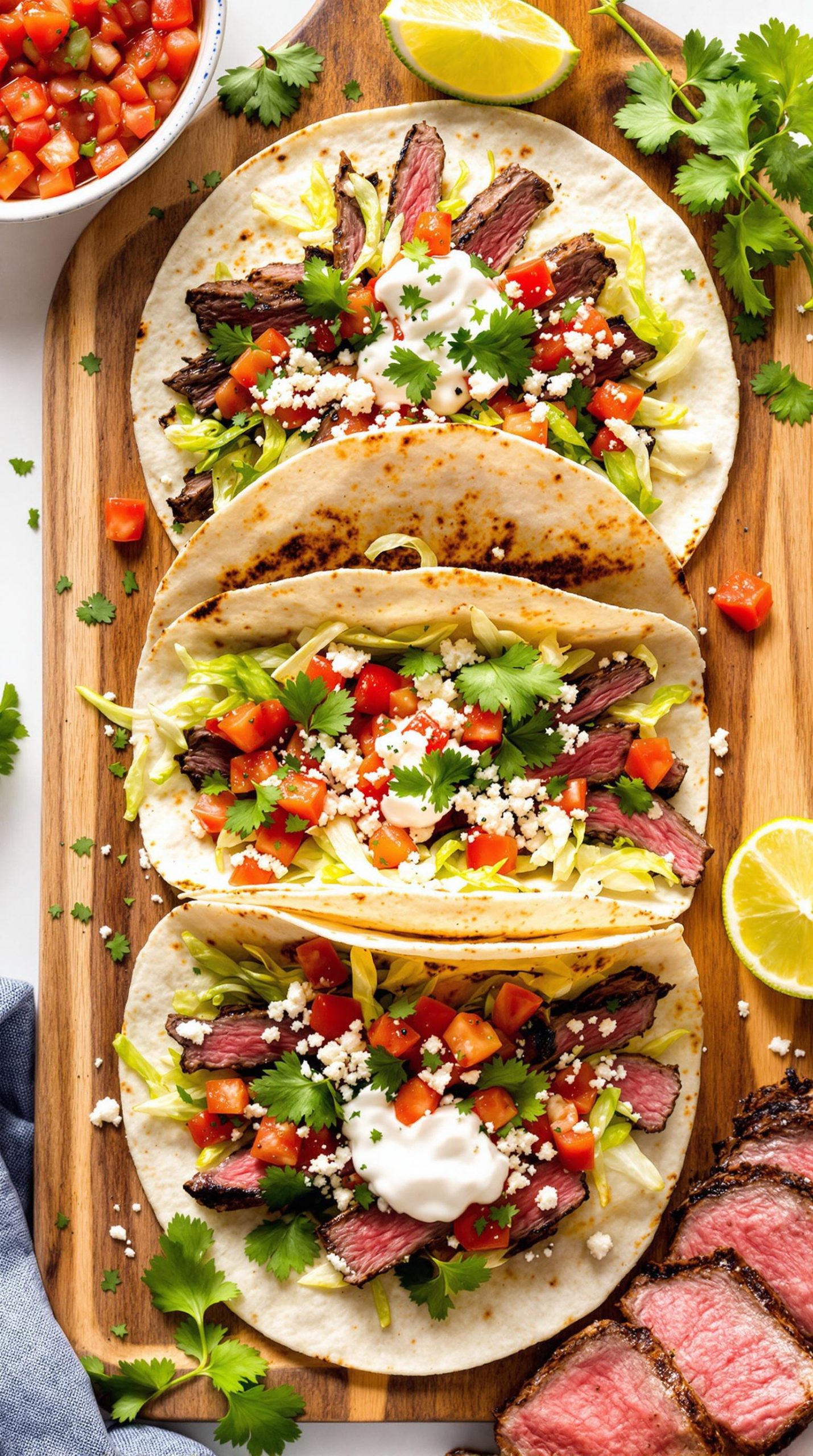 Mexican-Spiced Grilled Flank Steak Tacos