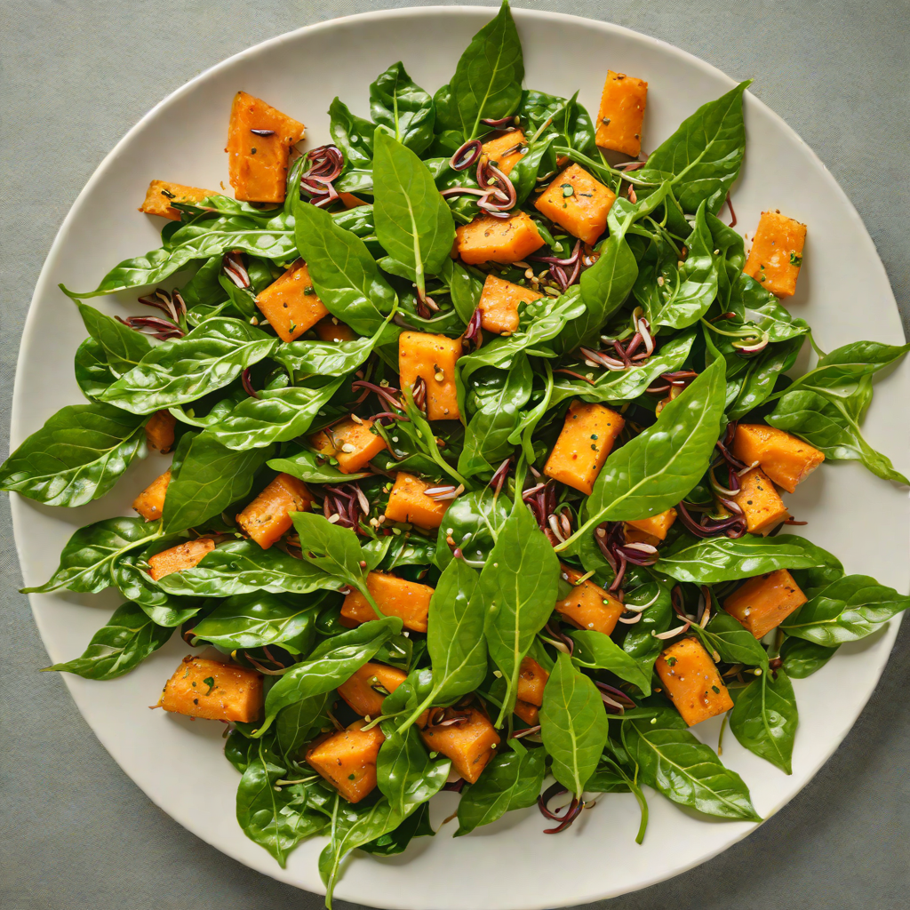 Stir-Fried Sweet Potato Leaves with Garlic