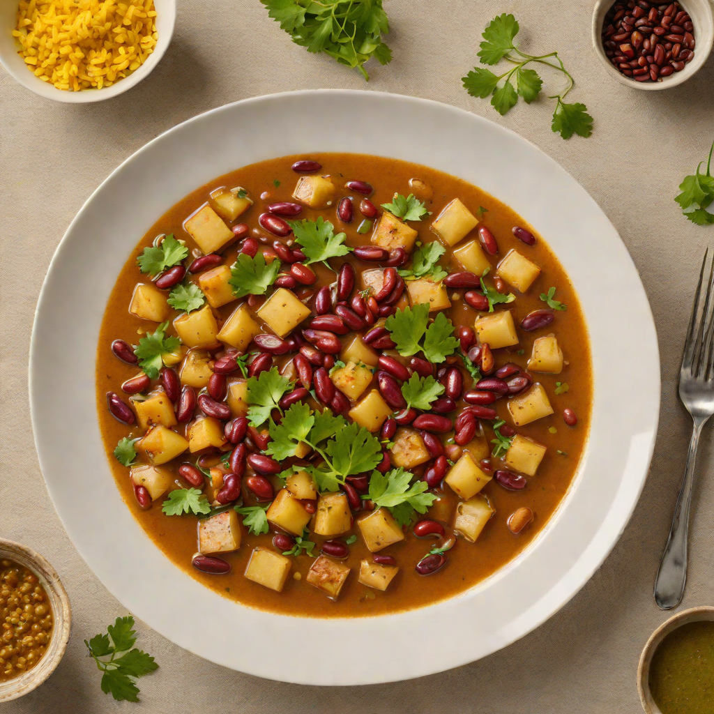 Kashmiri Turnip and Kidney Bean Stew with Mustard Oil