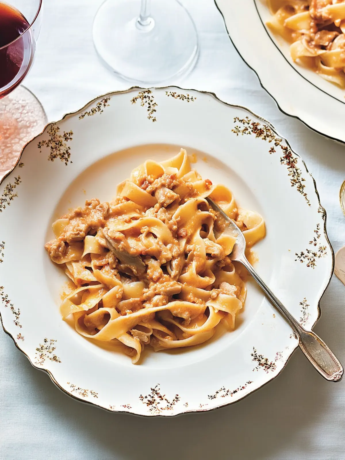 Rabbit Ragù with Fresh Tagliatelle and Rosemary
