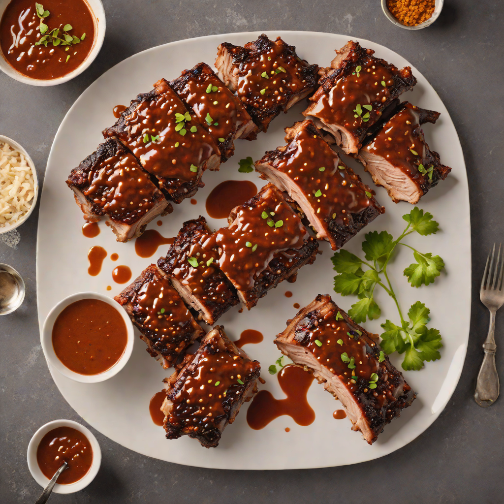 Slow-Smoked Baby Back Ribs with Sweet and Tangy River Road Sauce